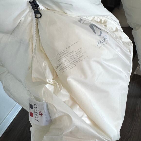 Perfect Moment Polar Puffer Down Snow White Jacket S NEW Knit Panel Quilted Ski - Picture 6 of 6